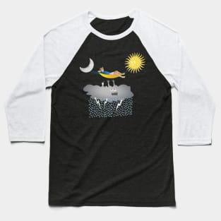 Sunny day above the clouds Baseball T-Shirt